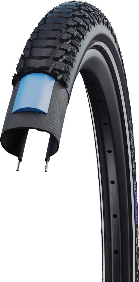 Schwalbe Marathon Plus Tour Performance Draad Stadsfiets Buitenband 1 Schwalbe Marathon Plus Tour Performance Draad Stadsfiets Buitenband