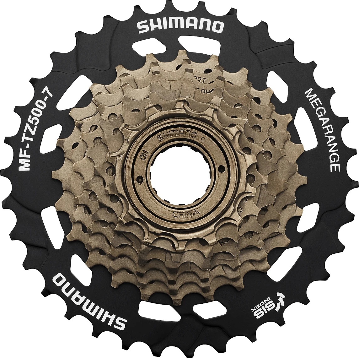 Shimano Tourney TZ500 7-sp Freewheel 1 Shimano Tourney TZ500 7-sp Freewheel