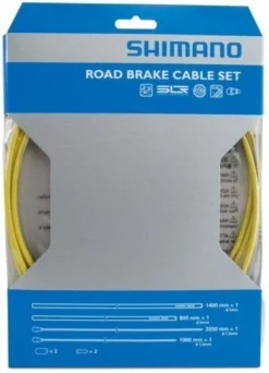Shimano Rem Kabelset Race Sil-Tec Coating 9 Shimano Rem Kabelset Race Sil-Tec Coating -BONTRAGER shimano road brake kabelset geel