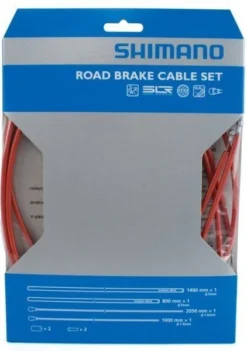 Shimano Rem Kabelset Race Sil-Tec Coating 10 Shimano Rem Kabelset Race Sil-Tec Coating -BONTRAGER shimano road brake kabelset rood