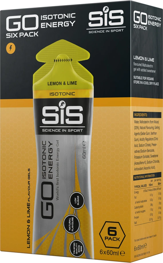 SiS GO Isotonic Gel 6-Pack 1 SiS GO Isotonic Gel 6-Pack