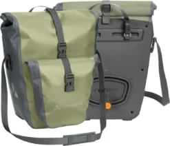 Vaude Aqua Back Plus Fietstassenset -BONTRAGER vaude aqua back plus dubbel legergroen 1